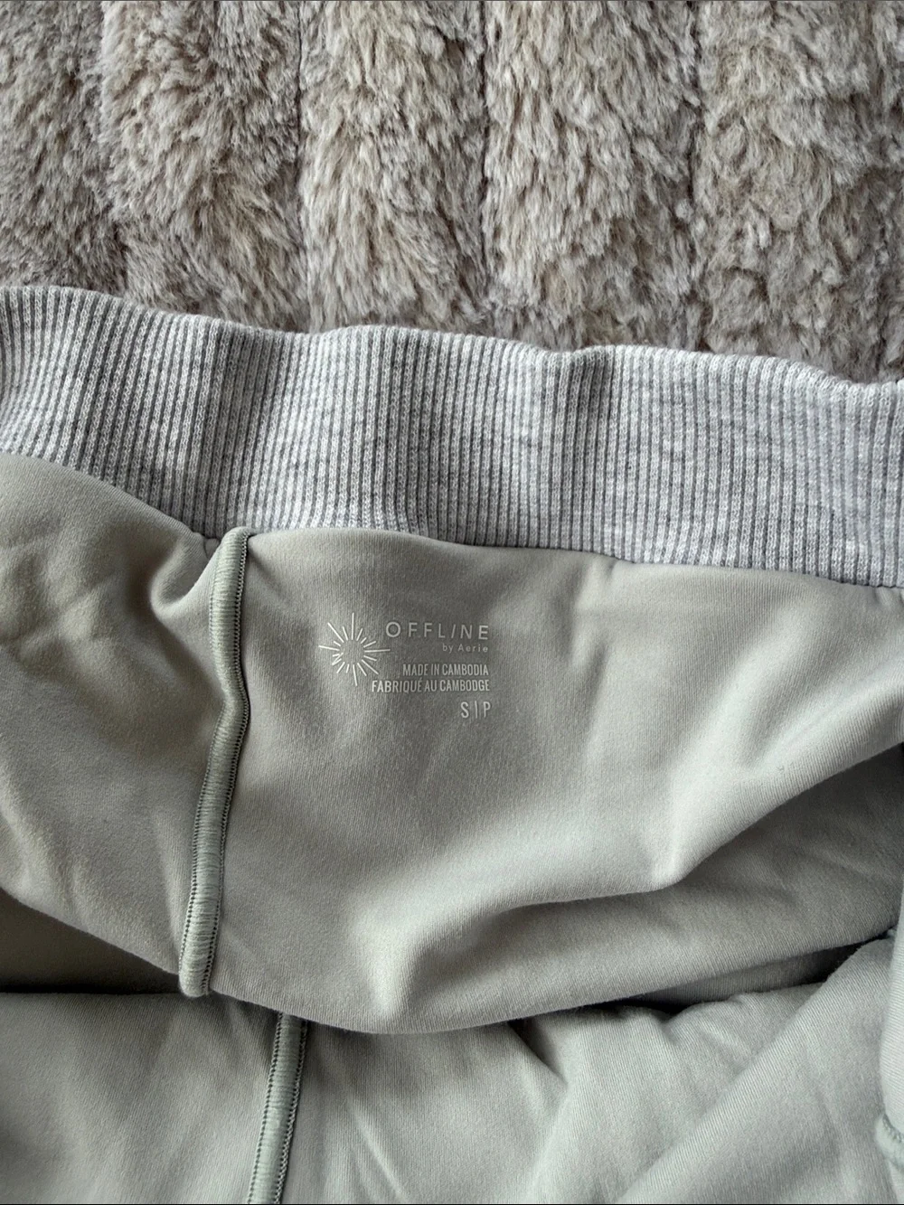 aerie Light Grey Circle Skirt